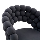 Puffy Bubble, Ball Chain Chairs For Dining Room (Set of 2) by HouseOfZazla