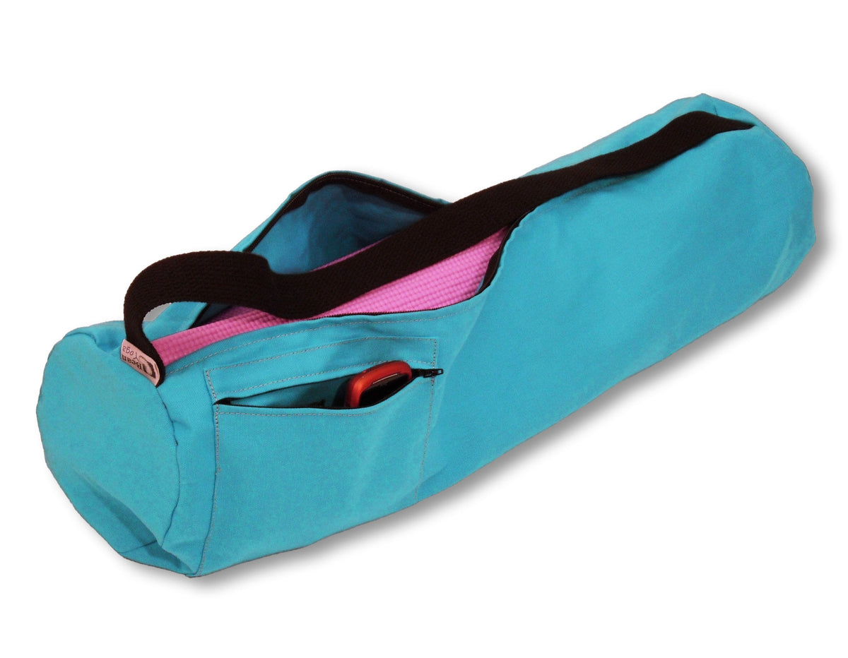 Durable Cotton Yoga Mat Bag - Extra Large & Large Sizes, Made in USA