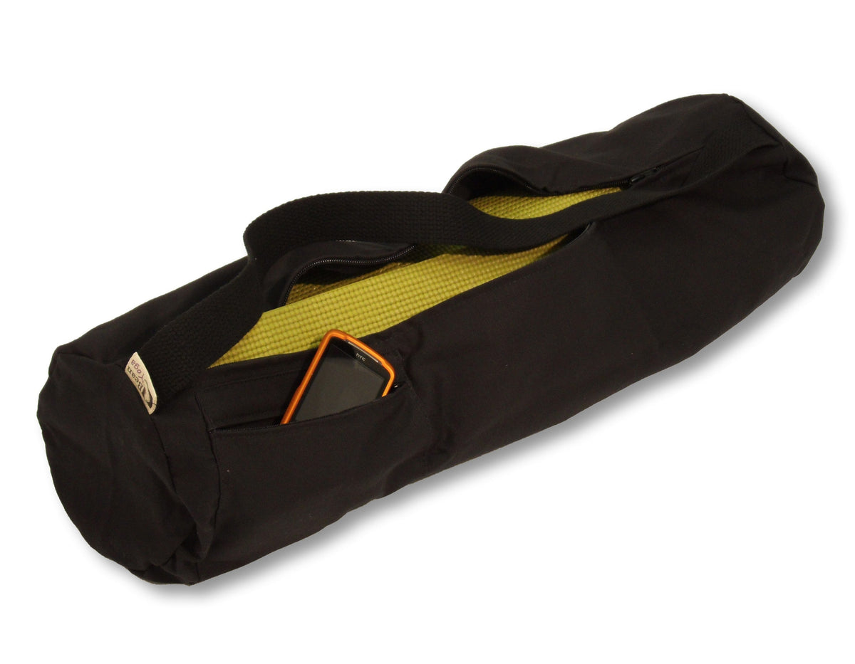 Durable Cotton Yoga Mat Bag - Extra Large & Large Sizes, Made in USA, photo 3 of 24