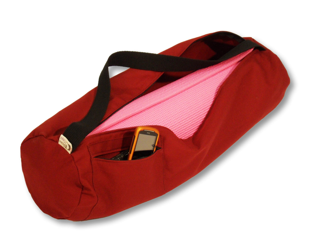 Durable Cotton Yoga Mat Bag - Extra Large & Large Sizes, Made in USA, photo 5 of 24