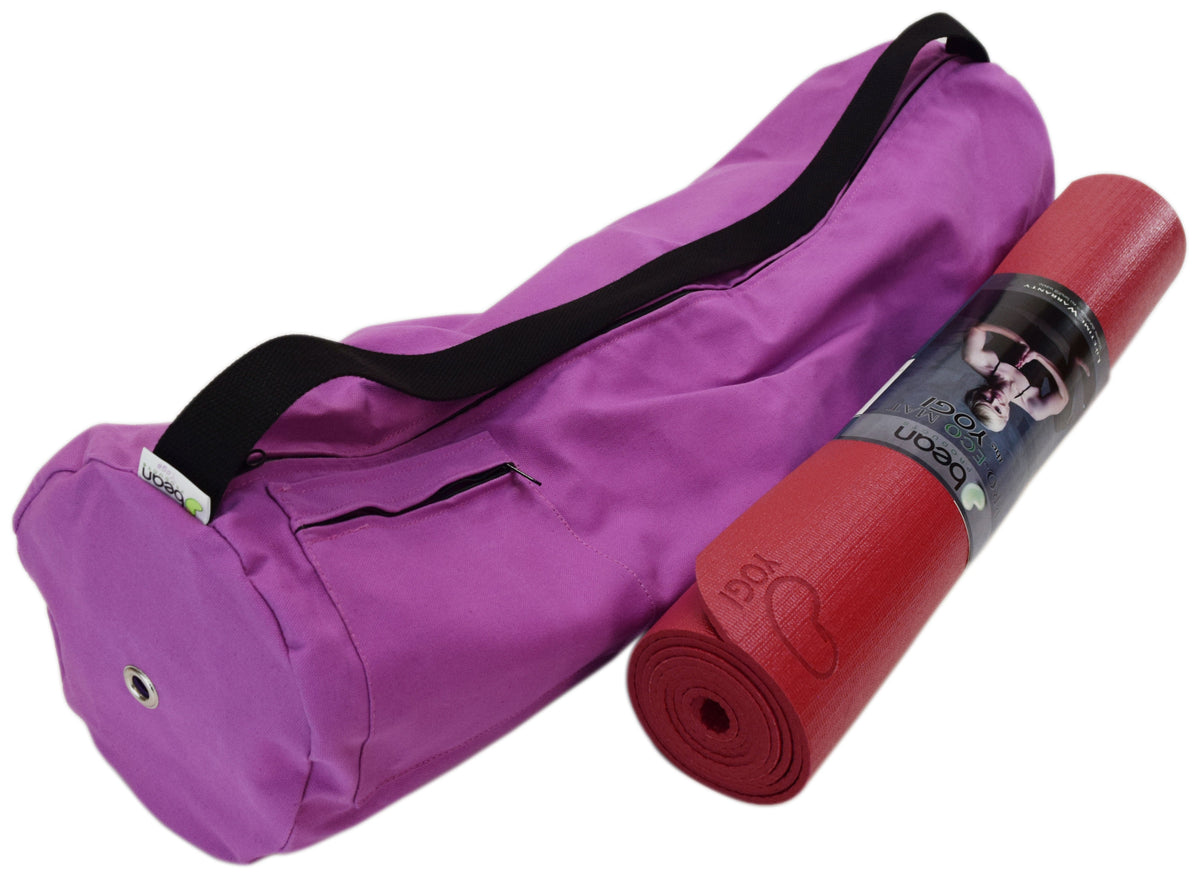 Durable Cotton Yoga Mat Bag - Extra Large & Large Sizes, Made in USA, photo 15 of 24
