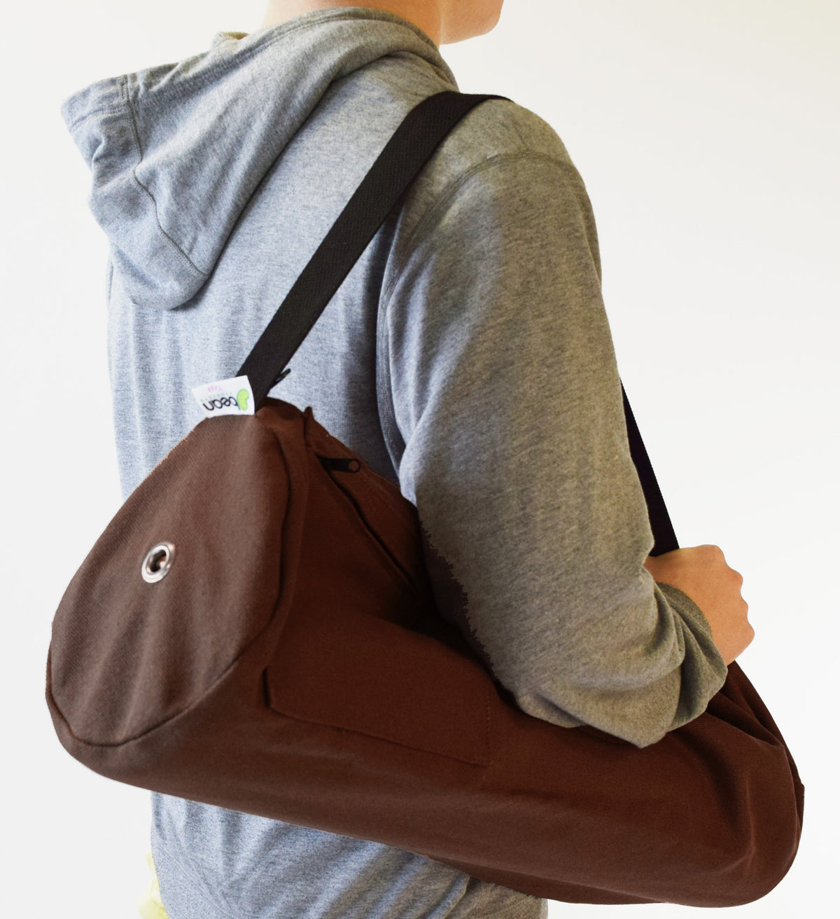 Yoga Handcrafted Hemp Mat Bag, Made in USA, photo 5 of 15