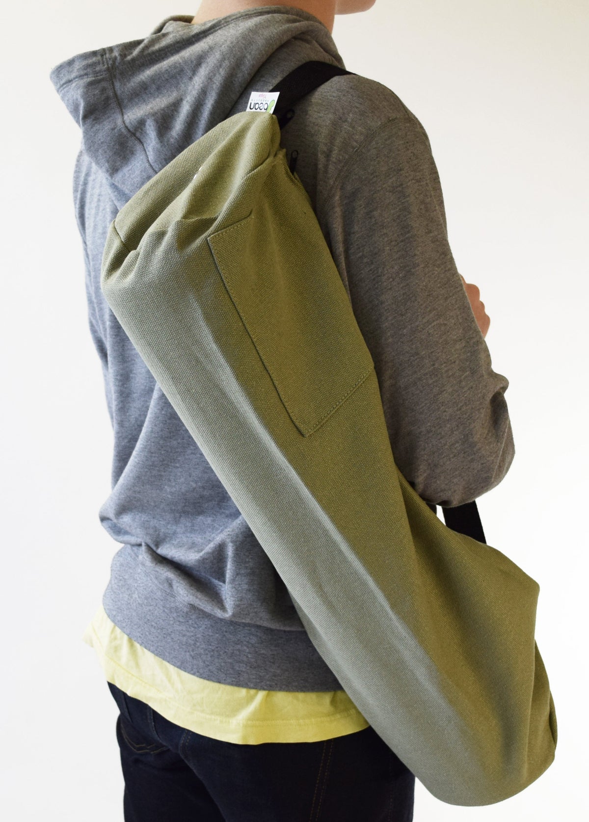 Yoga Handcrafted Hemp Mat Bag, Made in USA, photo 4 of 15