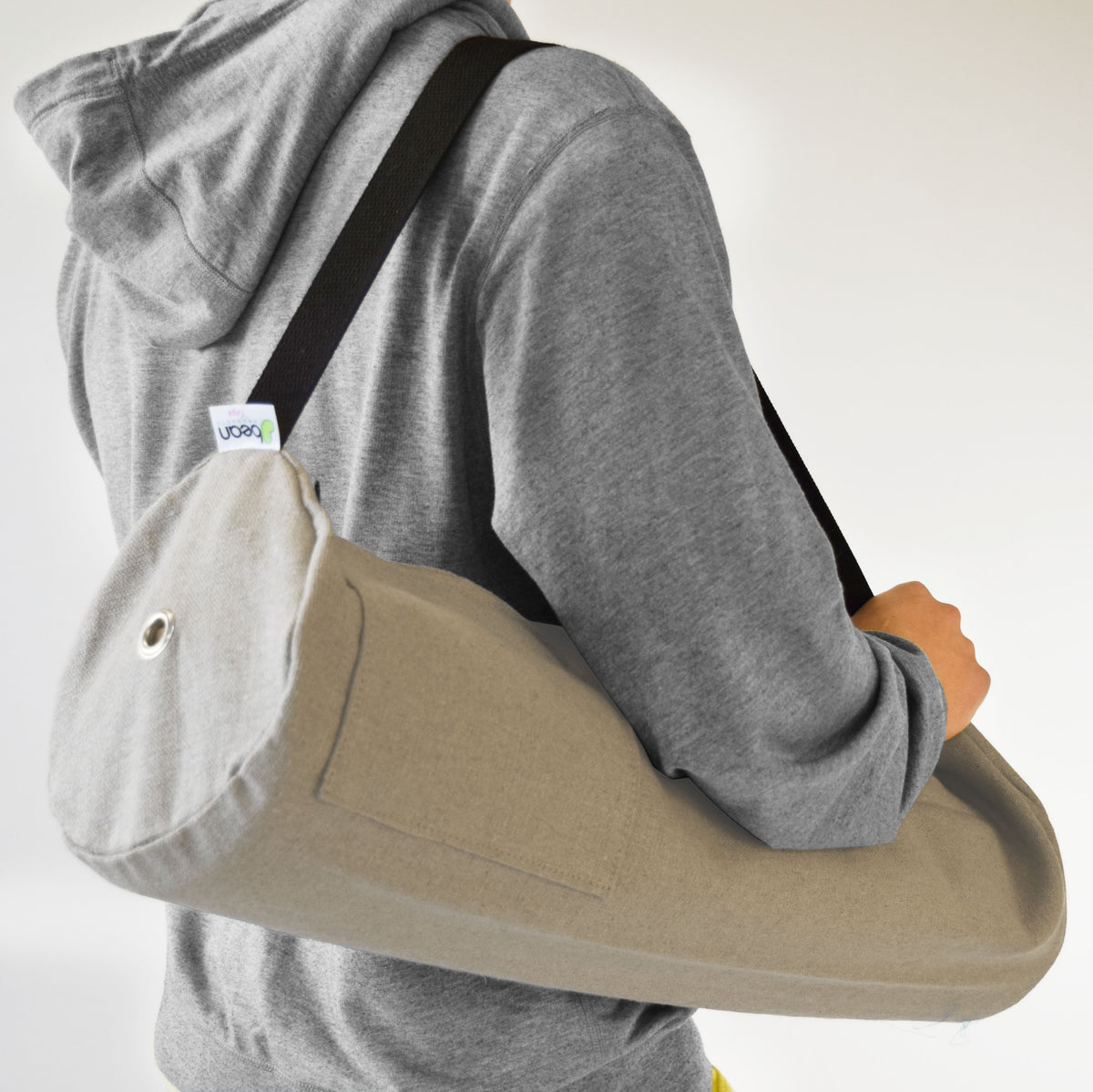 Yoga Handcrafted Hemp Mat Bag, Made in USA, photo 7 of 15