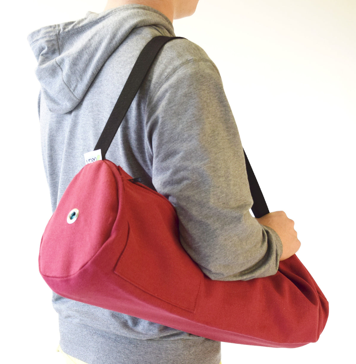 Yoga Handcrafted Hemp Mat Bag, Made in USA, photo 6 of 15