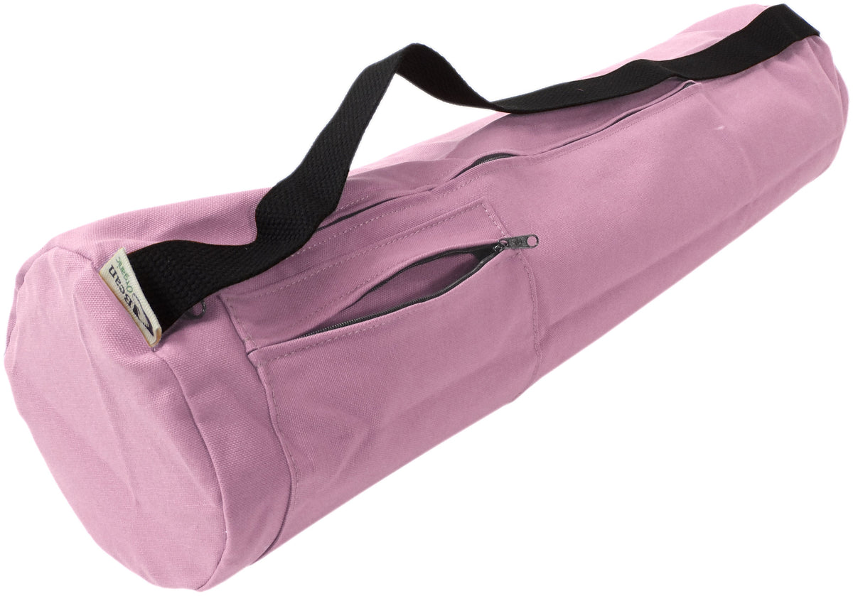 Durable Large Cotton Yoga Mat Bag - CLEARANCE / Pink, photo 6 of 8