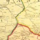 Vintage Map of Marion County, Kentucky 1877