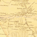 Vintage Map of Montgomery County, Kentucky 1879