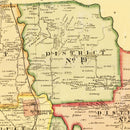 Vintage Map of Gibson County, Tennessee 1877