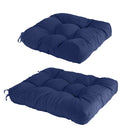 2Pcs Rocking Chair Cushion Upper And Lower Back And Seat Sets with Non-Slip Ties Polyester Fiber Filling Comfortable for Indoor Home Office Car