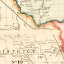Vintage Map of Madison County, Tennessee 1877