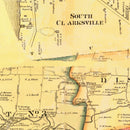 Vintage Map of Montgomery County, Tennessee 1877