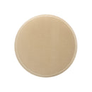 Edward 17.5" Round Upholstered Ottoman with Bullion Fringe