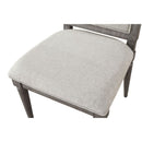 Artesia - Side Chair (Set of 2) - Beige Fabric & Salvaged Natural by Unique Piece Furniture