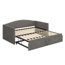 Daybed With Pop Up Trundle, Upholstered Sofa Bed