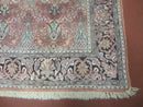 6' X 6' Vintage Handmade Fine Indian Silk Rug Kashmir Square Nice