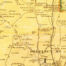 Vintage Map of Scott County, Kentucky 1879