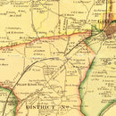 Vintage Map of Sumner County, Tennessee 1878