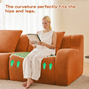 Soft Teddy Fabric Boneless Sofa