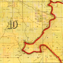 Vintage Map of Greene County, Alabama 1856