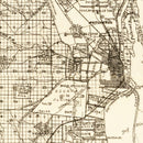 Vintage Map of Mobile County, Alabama 1895
