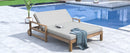 TREXM 1-Piece Farmhouse Wooden Outdoor Sunbed for 2 People by HouseOfZazla