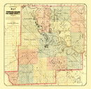 Vintage Map of Jefferson County, Arkansas 1872
