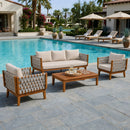 4 Pcs Outdoor Patio Furniture Set
