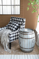 22.5x22.5x26' Drum Side Table
