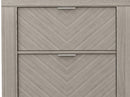 2 Drawer Nightstand - Light Gray by HouseOfZazla
