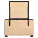 Kauffman 6-drawer Dresser with Mirror Dark Cocoa