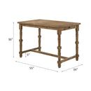 Farsiris - Counter Height Table - Weathered Oak by Unique Piece Furniture