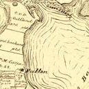 Vintage Map of Aransas County, Texas 1880