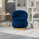360 Degree Swivel Cuddle Barrel Accent Storage Chairs, Round Armchairs with Wide Upholstered, Fluffy Velvet Fabric Chair for Living Room, Bedroom, Office, Waiting Rooms