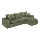 Sectional Sofa With Moveable Ottoman