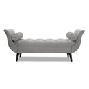 Alma - Tufted Flared Arm Entryway Bench by HouseOfZazla