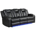Benz - LED & Power Reclining Sofa by HouseOfZazla