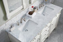 James Martin Brittany 60" Double Bathroom Vanity, Bright White