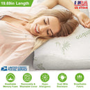 Bamboo Memory Foam Sleep Pillow with Cervical Support by LJGDeals