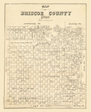 Vintage Map of Briscoe County, Texas 1897