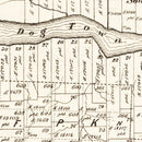 Vintage Map of Childress County, Texas 1891