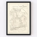 Vintage Map of Clay County, Texas 1879