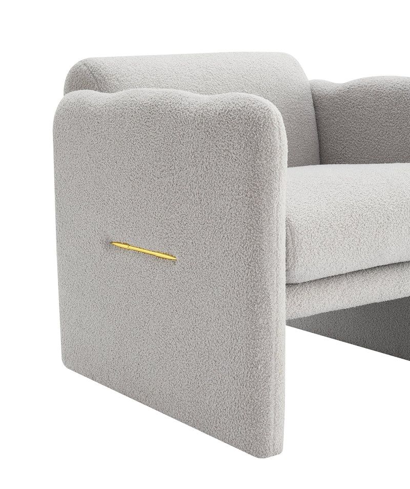 Walker Edison | Modern Teddy Cloud Arm Chair