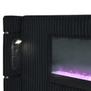 Garner - Bed With Fireplace, LED, Reading Light, Speaker, Bluetooth & USB