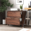 2 Drawer Farmhouse File Cabinet,Filing Cabinet with Lock for Home Office