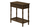 Accent End Table with 2 Tiers and Storage Drawer by HouseOfZazla