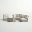 Stylish Modular Wicker Patio Seating Group by HouseOfZazla
