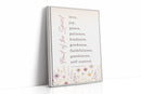 Fruit of the Spirit Floral Scripture Print