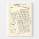 Vintage Map of Dawson County, Texas 1892