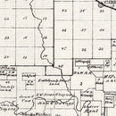Vintage Map of Eastland County, Texas 1890